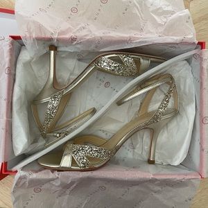 Ivanka Trump Anita Mid Heel Pump Evening Sandal